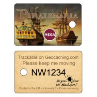 Piratemania 16 Trackable Tags (Single tag - £3.99 each)