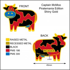 Auction no: 17 Captain McMoo Piratemania Edition - Shiny gold