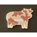 Auction no: 10 Team Vampire Pig cow coin - Shiny silver