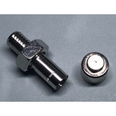 Pirate bolt geocache with removable head and nut